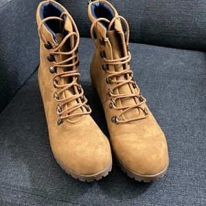 Tan boots
